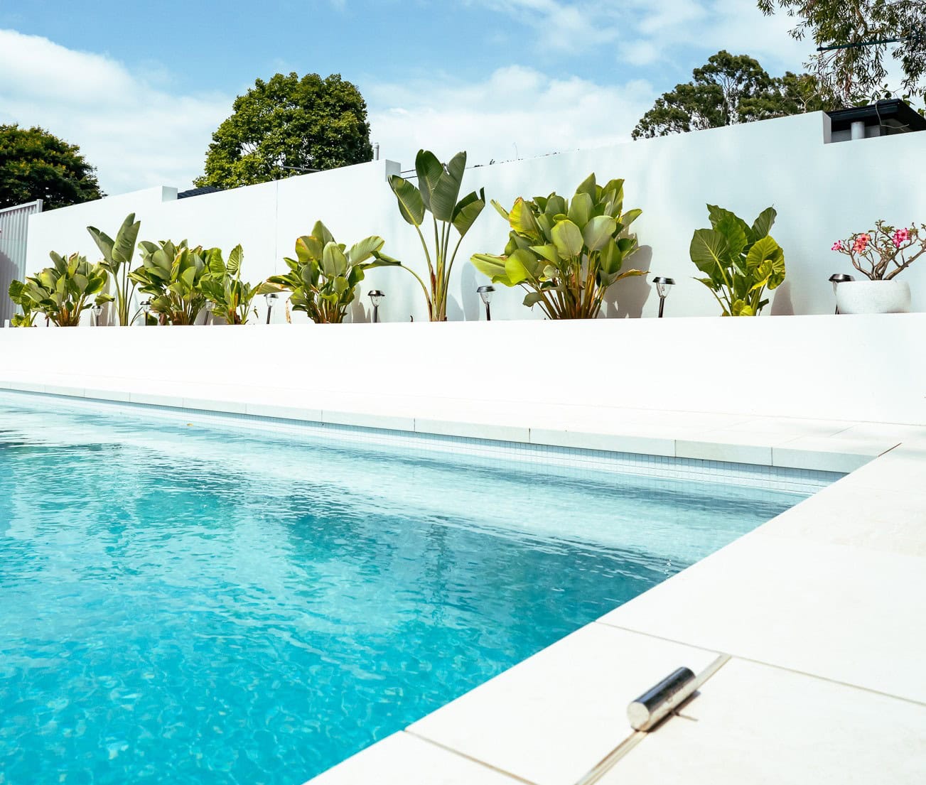 Custom Pool and landscaping packages. Fibreglass and concrete pools